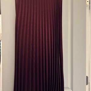 Burgundy Harper maxi skirt